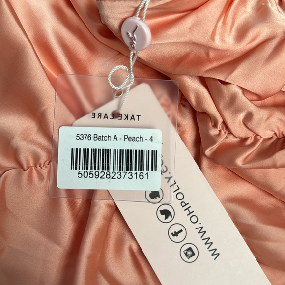 Peach Oh Polly Dress - Picture 3 of 5